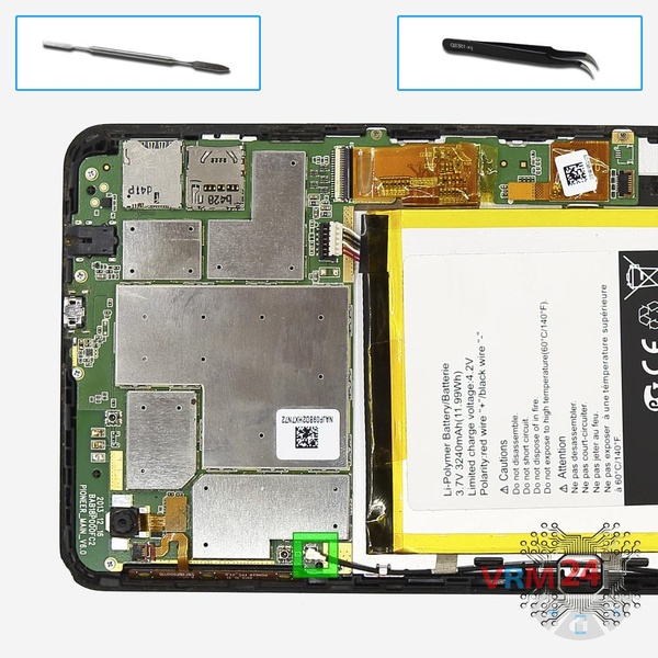 Desconecte el conector