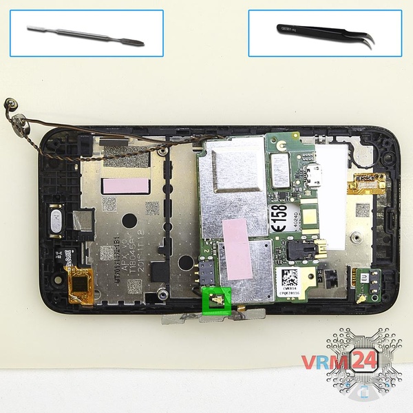Remove the motherboard