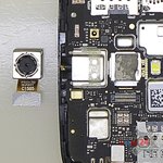 Remove the rear camera
