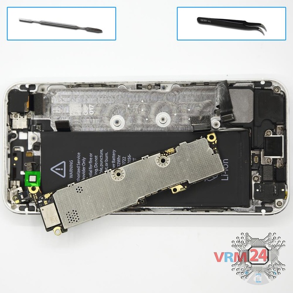 Remove the motherboard