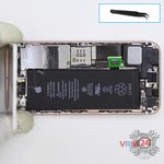 Déconnectez le connecteur de la batterie