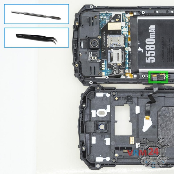 Desconecte el conector