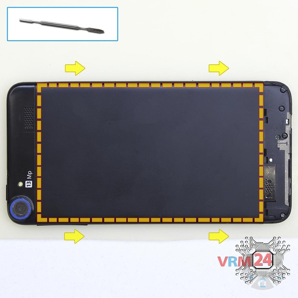 Ouvrez la coque arrière