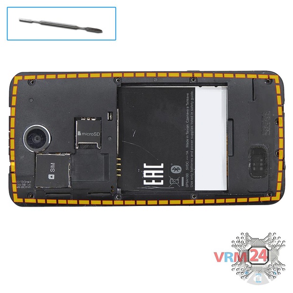 Ouvrez le châssis intermédiaire