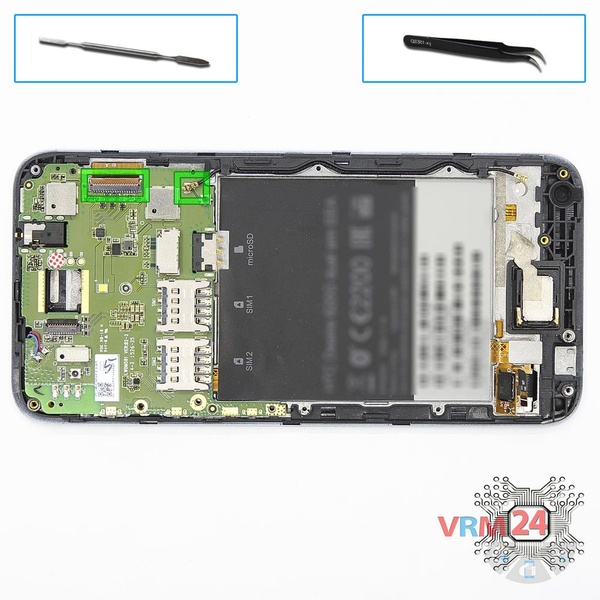 Disconnect the connectors
