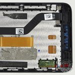 En el marco de la pantalla quedó