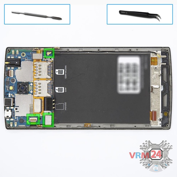 Disconnect the connectors