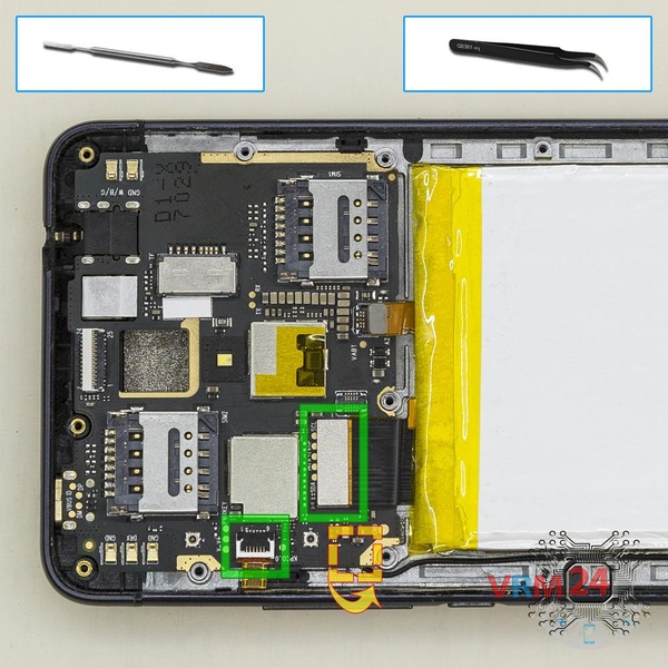 Disconnect the connectors