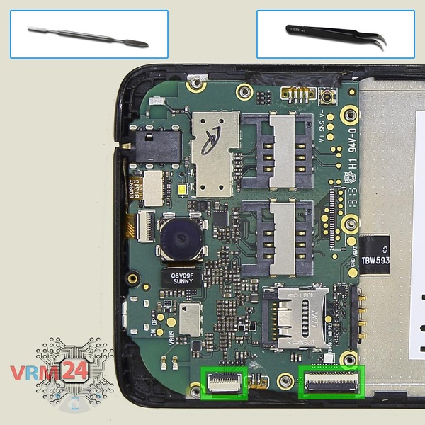 Disconnect the connectors