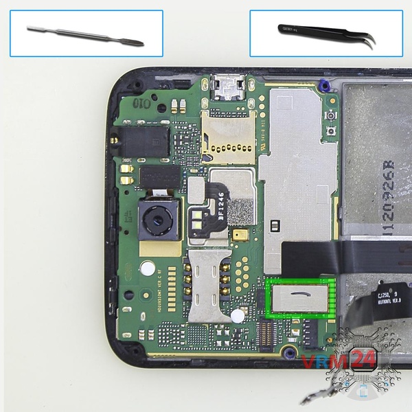 Déconnectez le connecteur