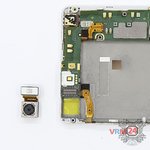 Remove the rear camera