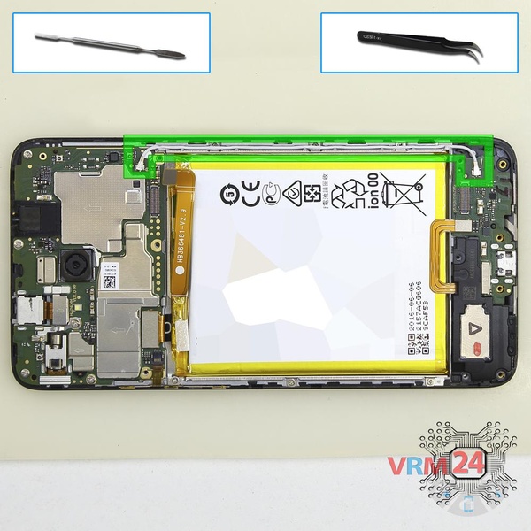 Remove the coaxial cable