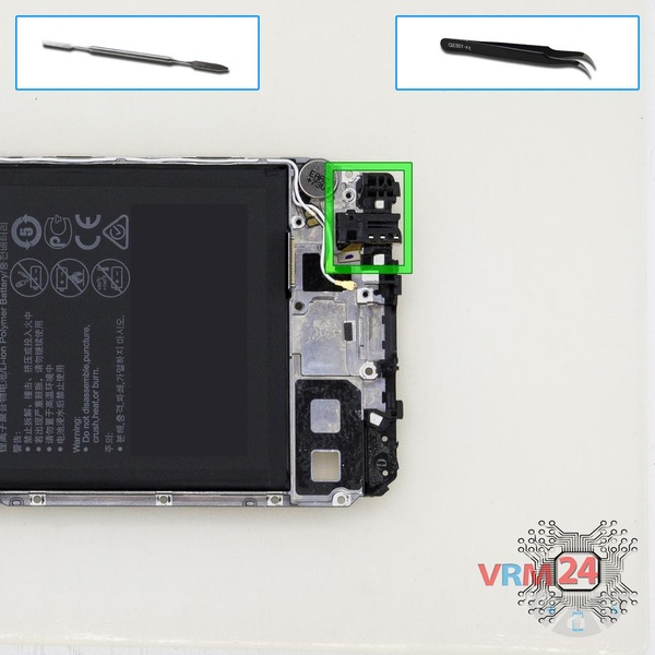 Remova a porta do fone de ouvido