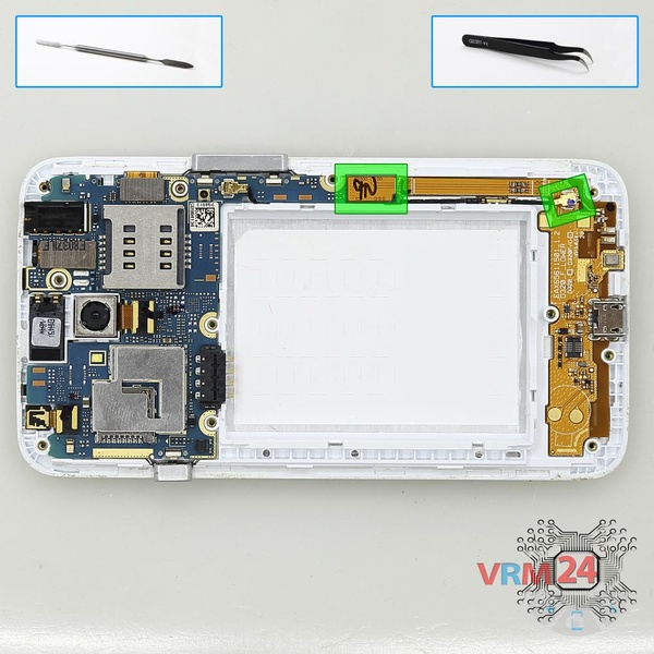 Remove the charging port