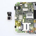 Remove the rear camera