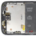 Dans le cadre de l'écran est resté