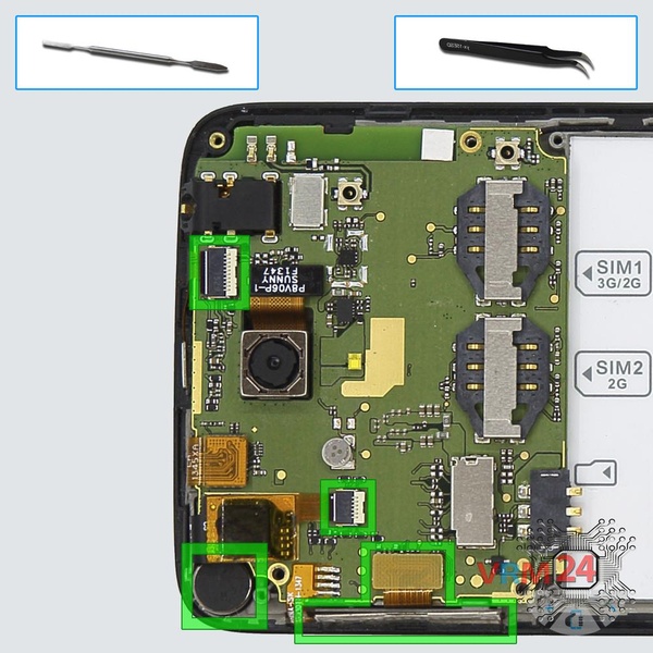 Desconectar os conectores