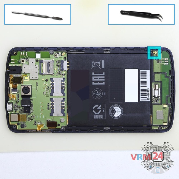 Déconnectez le connecteur