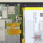Отсоединяем коннектор аккумуляторной батареи