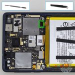 Déconnectez le connecteur de la batterie