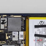 Déconnectez le connecteur de la batterie