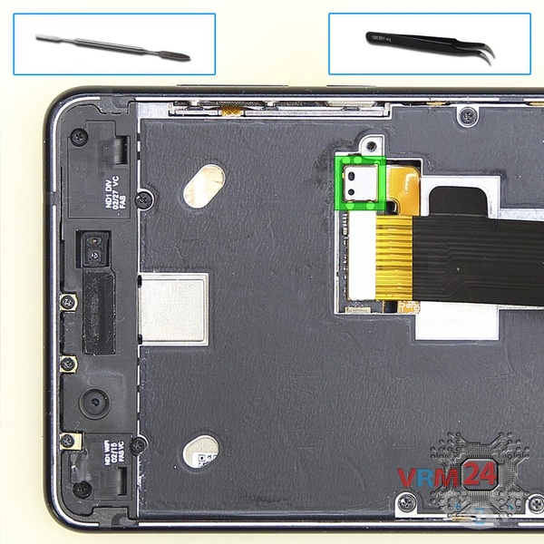 Desconecte el conector de la batería