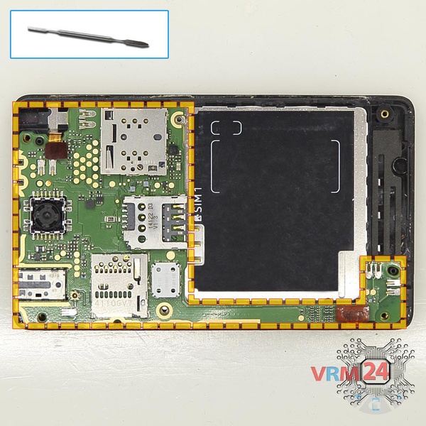 Remove the motherboard