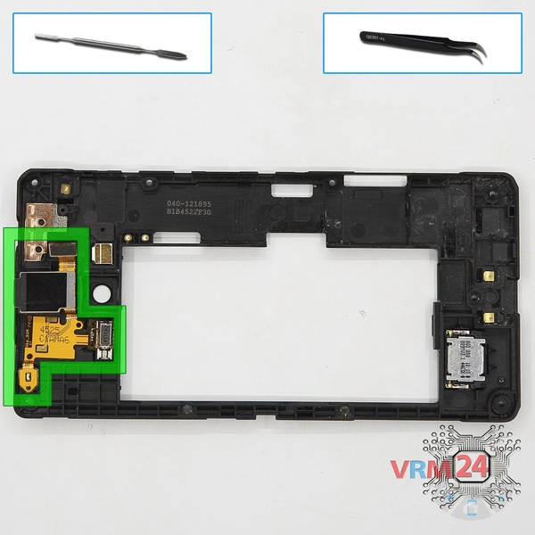 Remova a porta do fone de ouvido