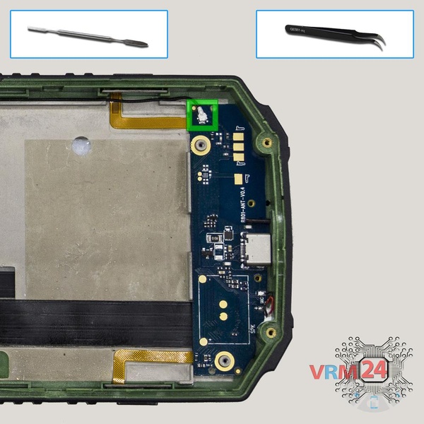 Desconecte el conector