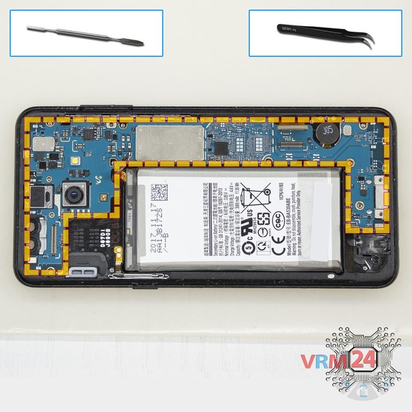 Remove the motherboard