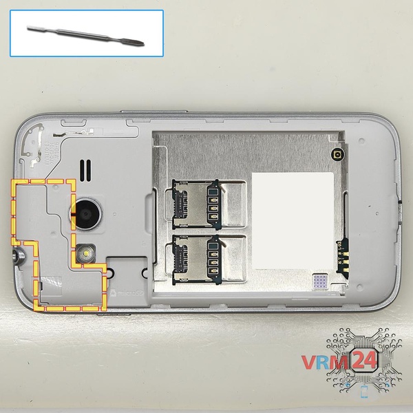 Ouvrez la coque arrière