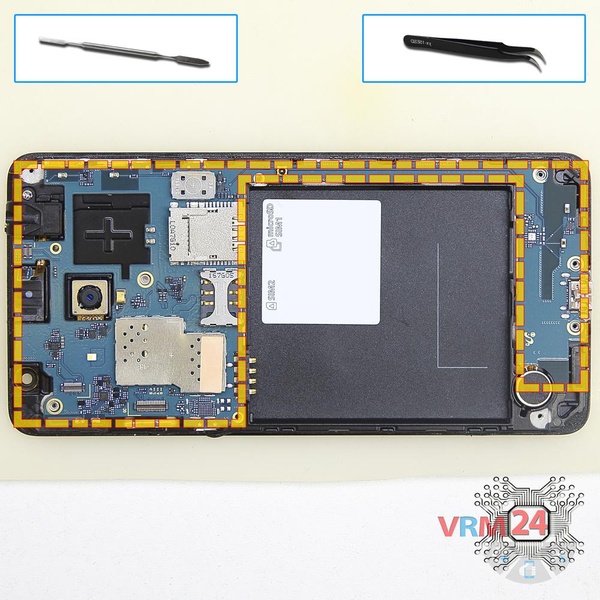 Remove the motherboard