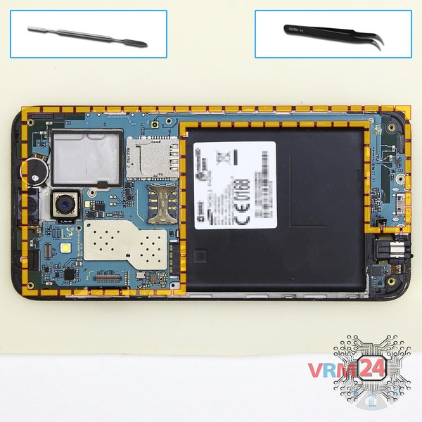 Remove the motherboard