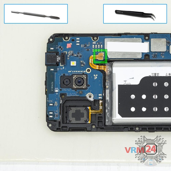 Desconecte el conector de la batería