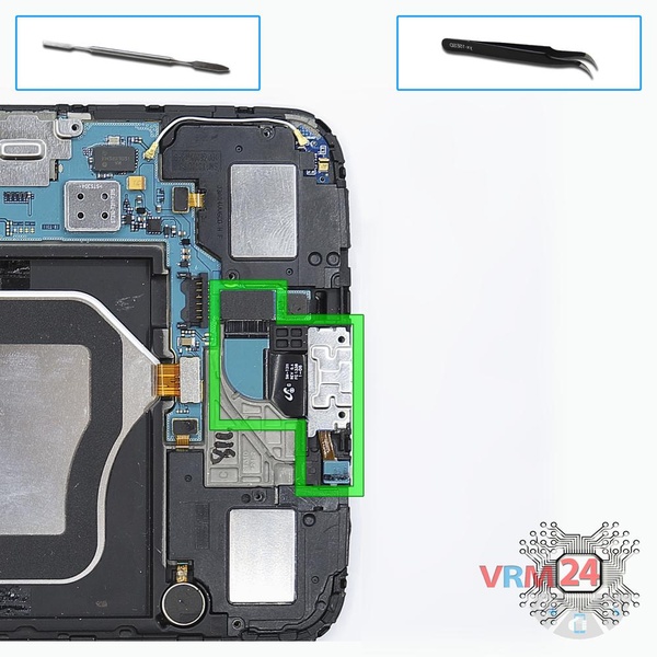 Remove the charging port