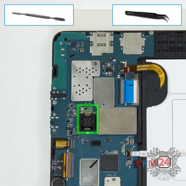 Remove the rear camera