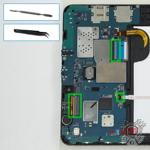 Disconnect the connectors