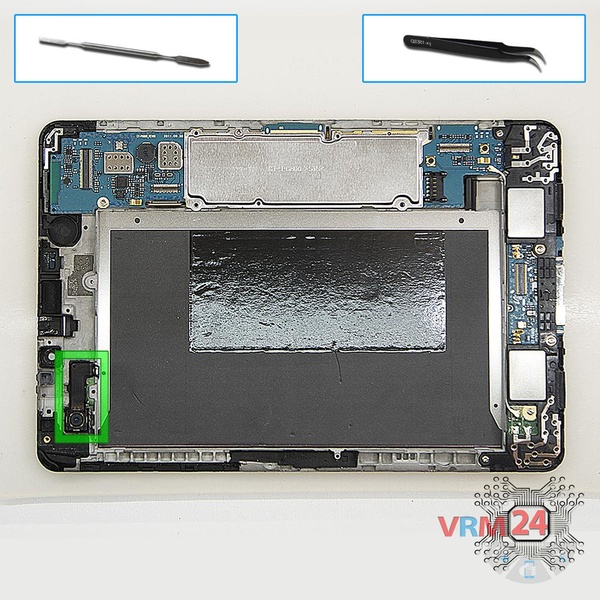 Remove the rear camera