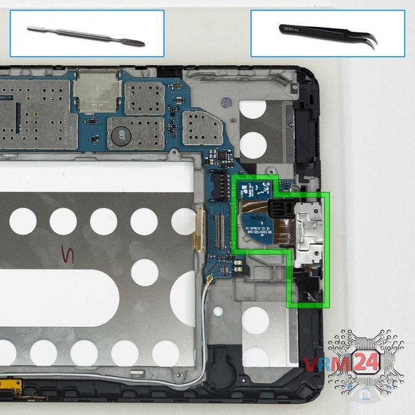 Remove the charging port