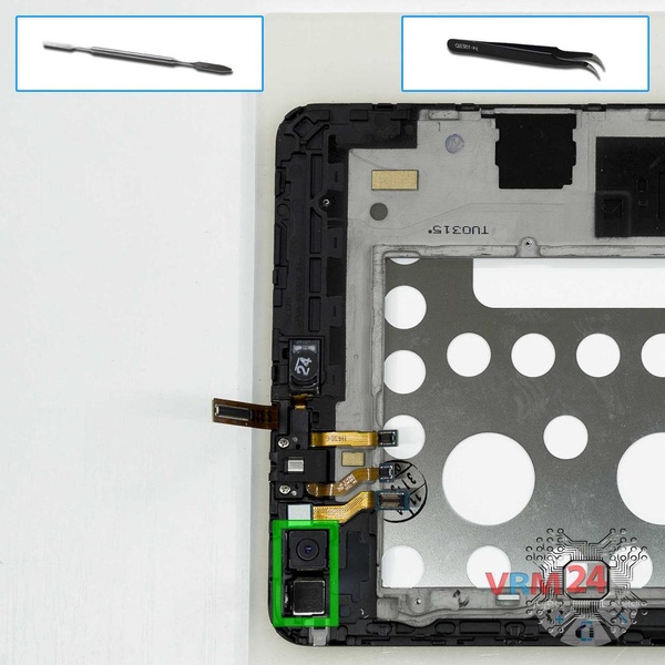 Remove the rear camera