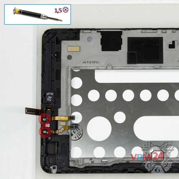 Unscrew the screws