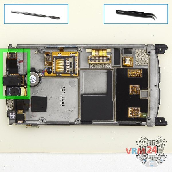 Remova a porta do fone de ouvido