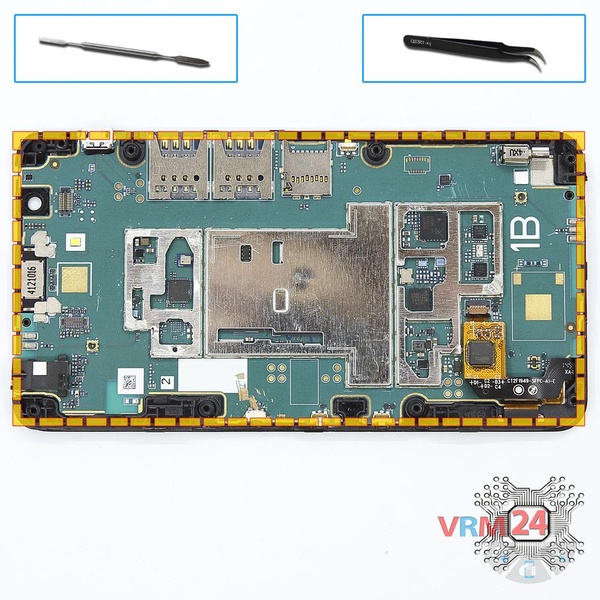Remove the motherboard