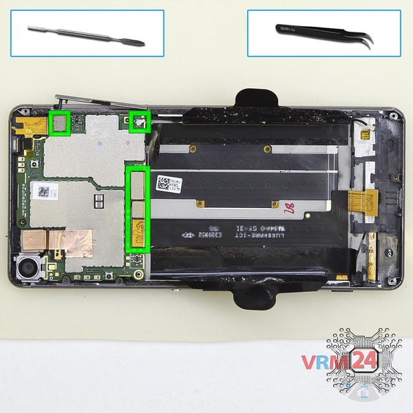 Disconnect the connectors