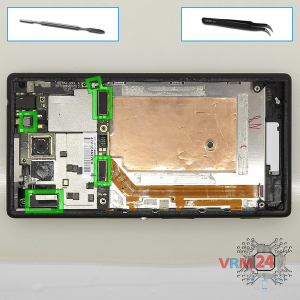 Disconnect the connectors