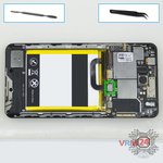Desconecte el conector de la batería