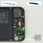 Remova a porta do fone de ouvido