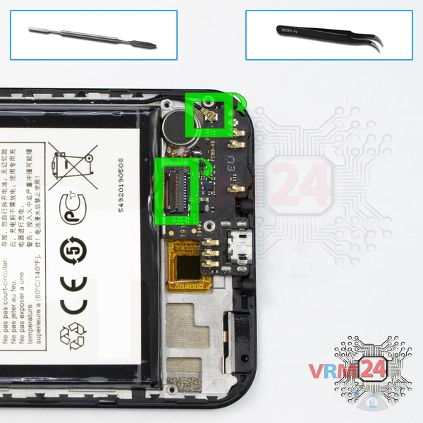 Disconnect the connectors