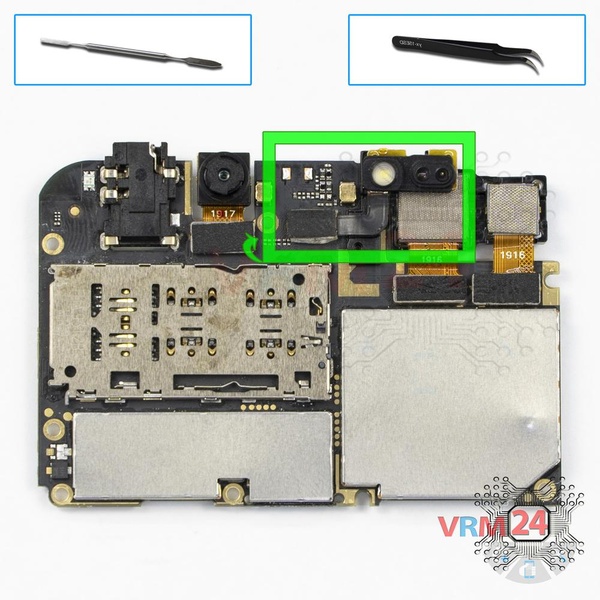 Remove the proximity sensor