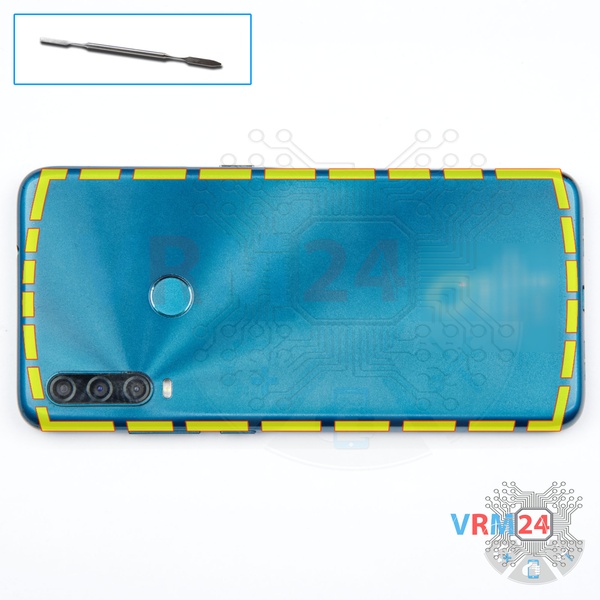 Ouvrez la coque arrière